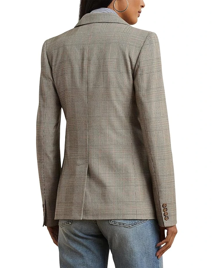 Lauren Ralph Lauren Glen Plaid Cotton Blend Twill Blazer | Coats & Outerwear 2 Lauren Ralph Lauren Glen Plaid Cotton Blend Twill Blazer | Coats & Outerwear - Image 2