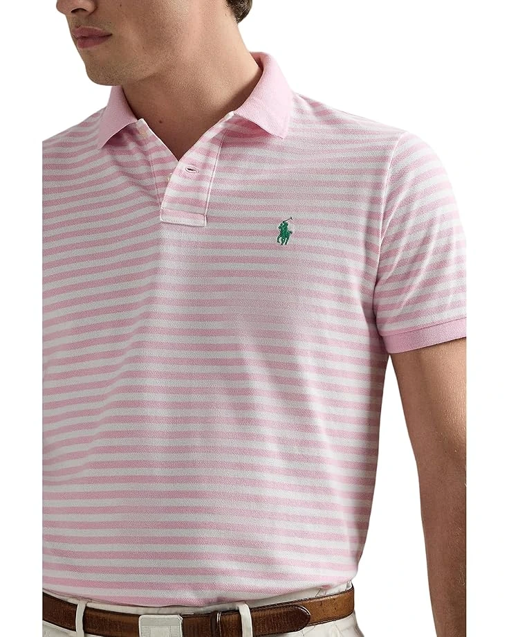 Polo Ralph Lauren Classic Fit Striped Mesh Polo Shirt | Shirts & Tops 3 Polo Ralph Lauren Classic Fit Striped Mesh Polo Shirt | Shirts & Tops - Image 3