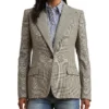 Lauren Ralph Lauren Glen Plaid Cotton Blend Twill Blazer | Coats & Outerwear