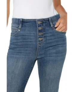 Liverpool Los Angeles Gia Pull On Crop Flare With Exposed Button Jean 25in Inseam | Jeans 7 Liverpool Los Angeles Gia Pull On Crop Flare With Exposed Button Jean 25in Inseam | Jeans -Shoes For Every Day 91R cnyZE1L. AC SR736920