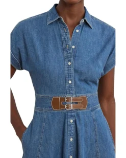 Lauren Ralph Lauren Erlaina-Short Sleeve-Day Dress | Dresses -Shoes For Every Day 91YKDzuksL. AC SR736920