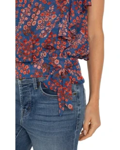Liverpool Los Angeles Petite Short Sleeve Ruffle Sleeve Draped Front Woven Blouse | Shirts & Tops 5 Liverpool Los Angeles Petite Short Sleeve Ruffle Sleeve Draped Front Woven Blouse | Shirts & Tops -Shoes For Every Day 91cjP8lIKVL. AC SR736920