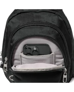 Baggallini Securtex Anti-Theft Triple Zip Sling | Backpacks -Shoes For Every Day 91dkiRVpyQL. AC SR736920