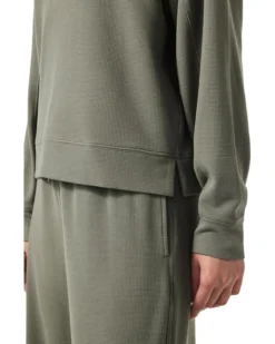 Splendid Waffle Scuba Polo Sweatshirt | Hoodies & Sweatshirts -Shoes For Every Day 91oR67seJjL. AC SR736920