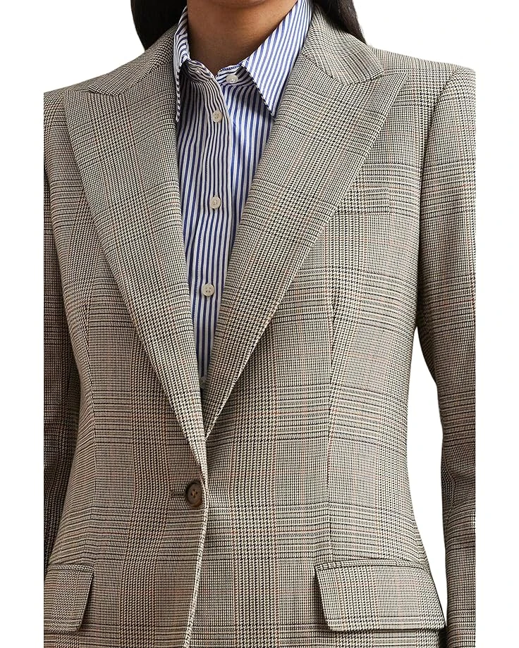 Lauren Ralph Lauren Glen Plaid Cotton Blend Twill Blazer | Coats & Outerwear 3 Lauren Ralph Lauren Glen Plaid Cotton Blend Twill Blazer | Coats & Outerwear - Image 3